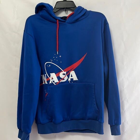 NASA LOGO‎ GRAPHIC HOODIE SWEATER SIZE S - Picture 1 of 4